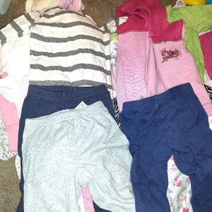 3-6 month baby girl lot 65 pieces